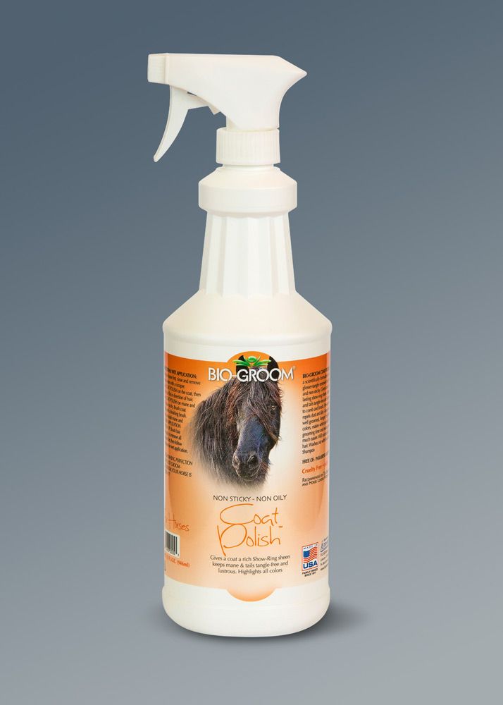 Bio Groom Coat Polish Horse Spray