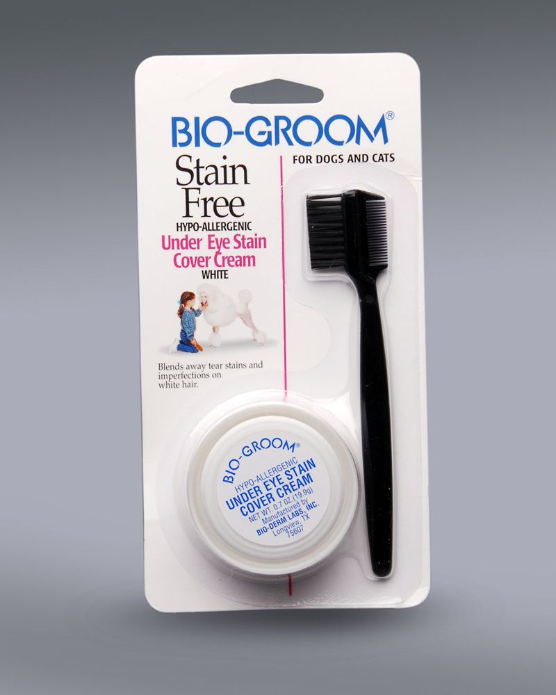 Bio Groom Stain Free Under Eye Stain Cover Cream Dog Tear Stain Remover