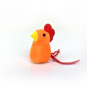 For Pet Cat Chew Toy Chicken Shape (Mixed Colors)