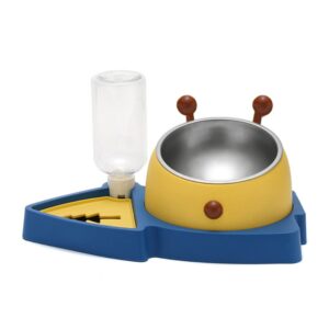 Cozy Paws 2 in 1 Water and Food Dispenser - Yellow