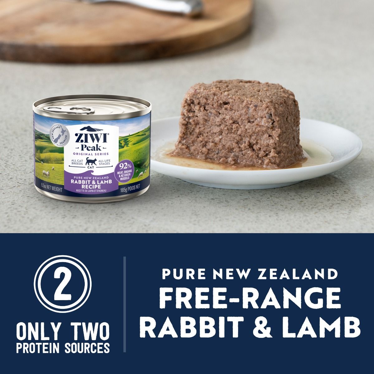 ZIWI Peak Rabbit & Lamb Recipe Wet Cat Food 85g