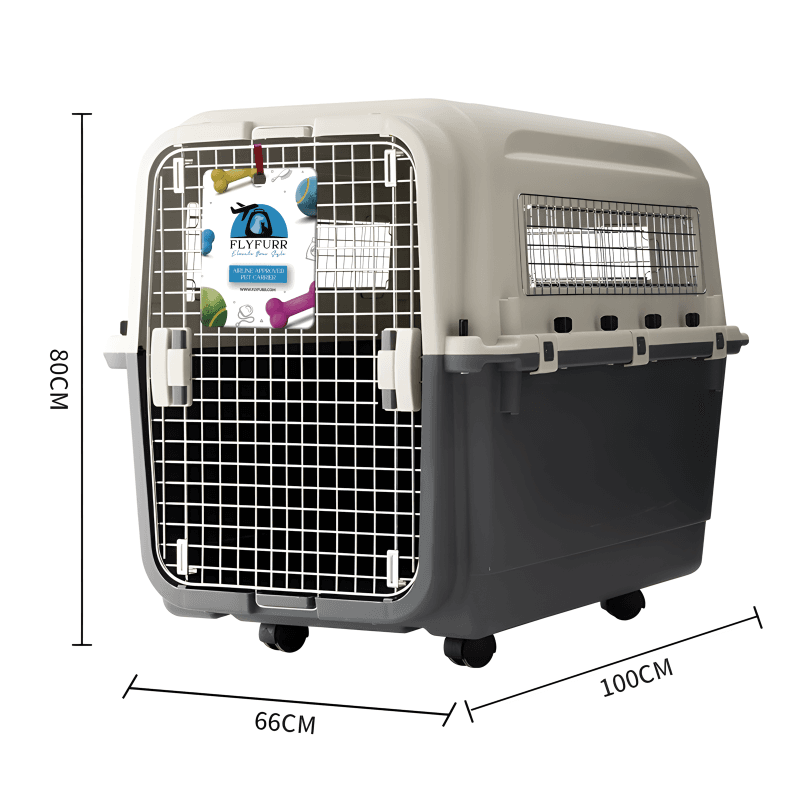 Flyfurr Airline Approved Plastic Pet Transporter