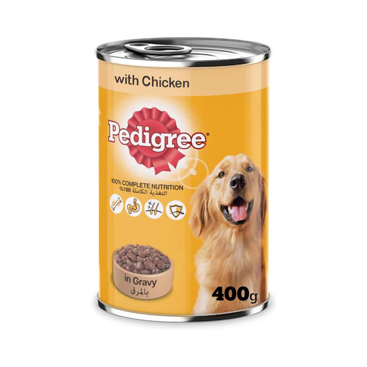 Pedigree Chicken Chunks in Gravy Wet Dog Food - 400G