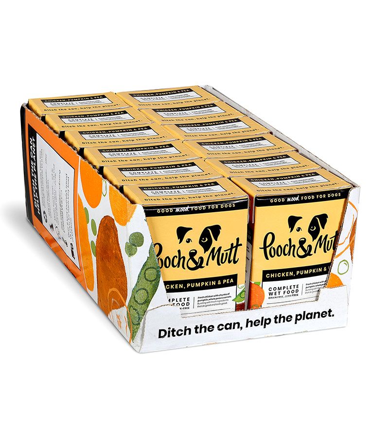 Pooch & Mutt Chicken, Pumpkin & Pea Complete Wet Dog Food 375g