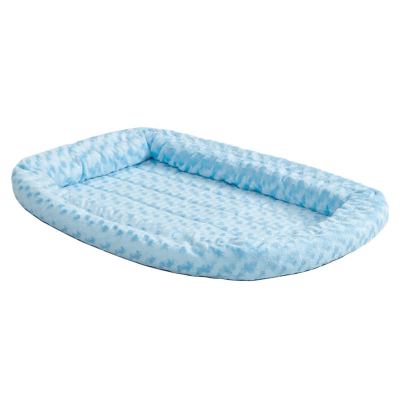 MidWest QuietTime Powder Blue Fashion Double Bolster Bed