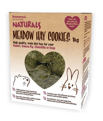 Rosewood Naturals Meadow Hay Cookies Small Animal Food 1kg
