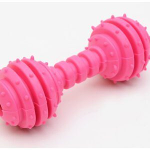 For Pet Rubber Dumbell Dog Toy For Small Dogs - 12.5 Cm