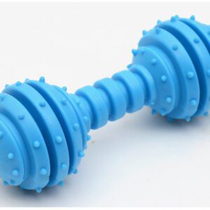 For Pet Rubber Dumbell Dog Toy For Small Dogs - 12.5 Cm