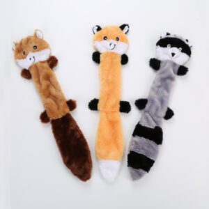 For Pet Animal Shaped Plush Toy For Dogs - (Mixed Colors)
