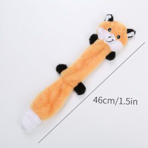 For Pet Animal Shaped Plush Toy For Dogs - (Mixed Colors)