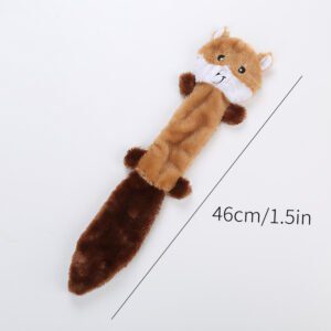 For Pet Animal Shaped Plush Toy For Dogs - (Mixed Colors)