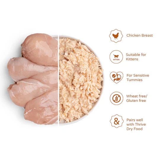 Thrive Complete Chicken Wet Kitten Food 75g