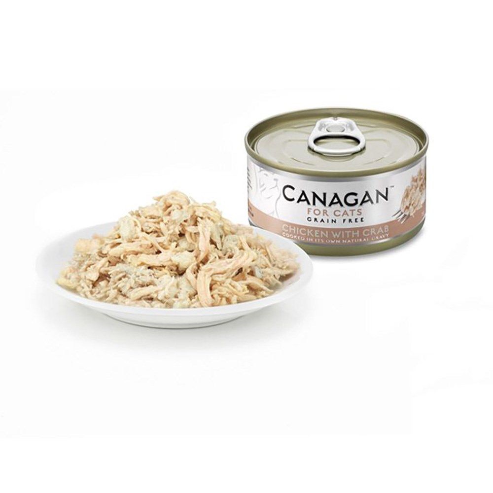 Canagan Chicken with Crab Wet Cat Food 75g Tin