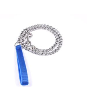 For Pet Dog Lead Chain With Pu Handle Size : Large (Mixed Colors)