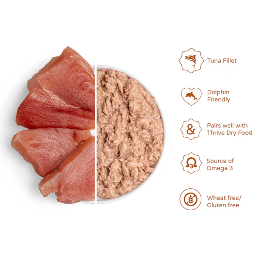 Thrive Complete Tuna Fillet Wet Cat Food 75g