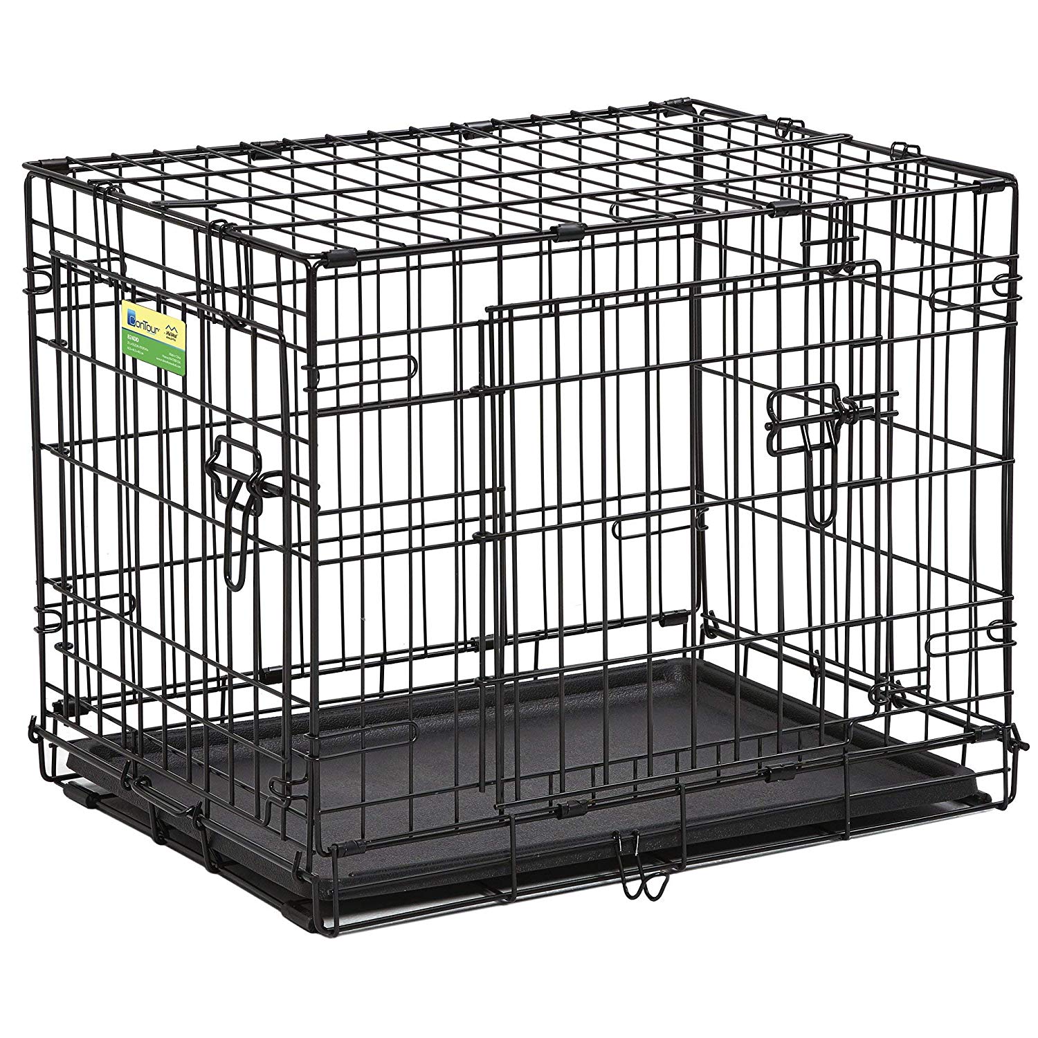 MidWest Contour Double Door Dog Crate 24″