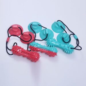 For Pet Bone Shaped Rubber Dog Chew