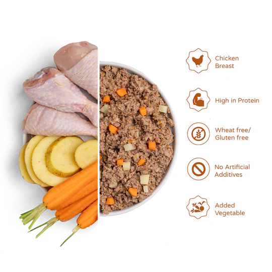 Thrive Complete Chicken Wet Dog Food 400g