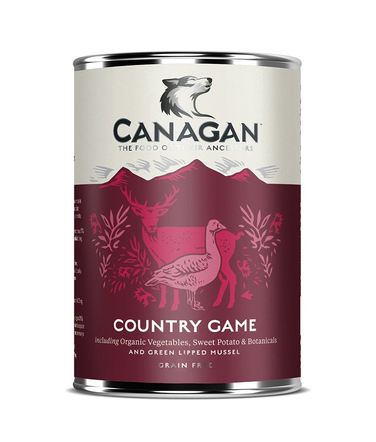 Canagan Country Game Wet Dog Food 400g Tin