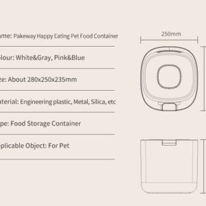 Pakeway Pet Food Container (5kg)