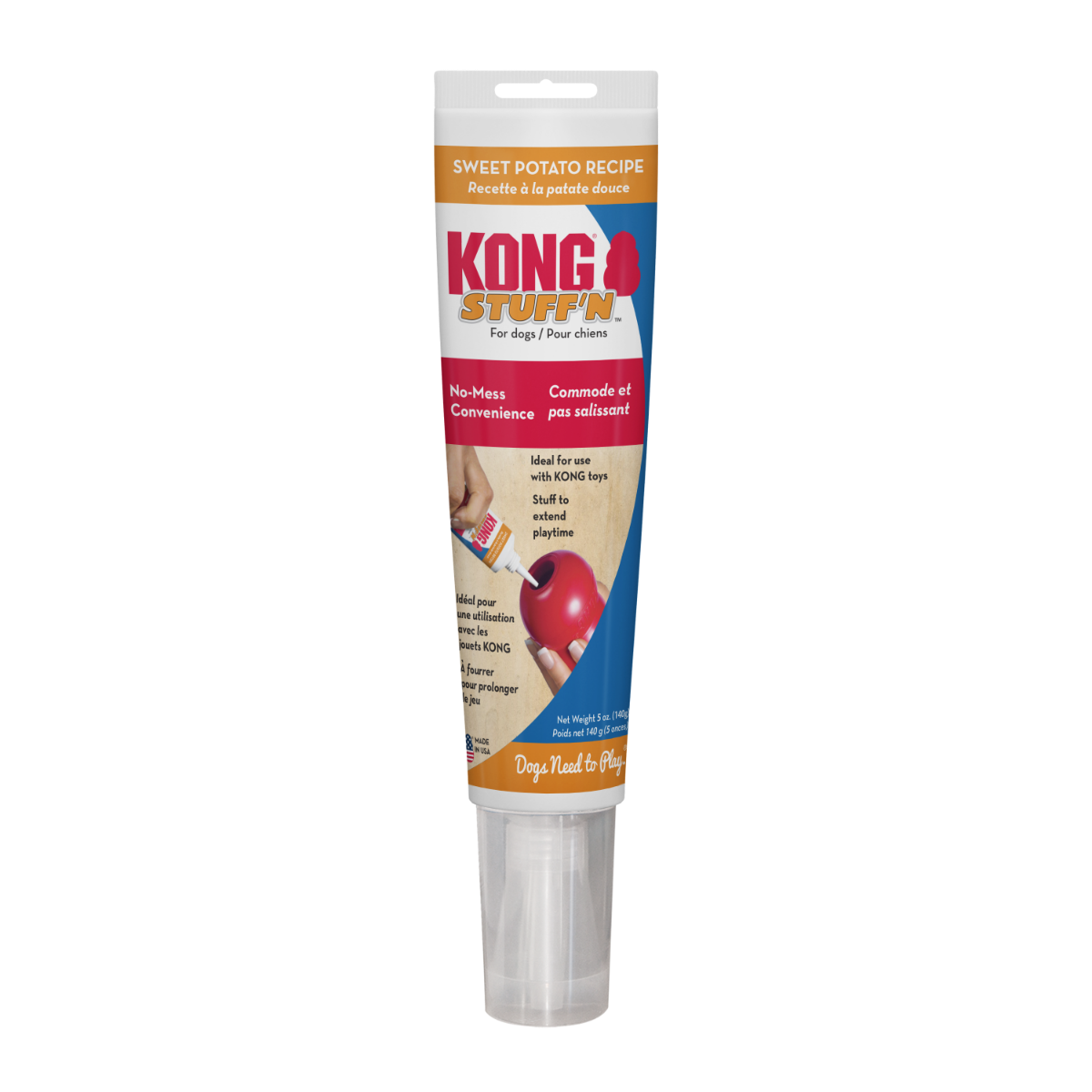 Kong Stuff'n Sweet Potato Spread Dog Treats 140g