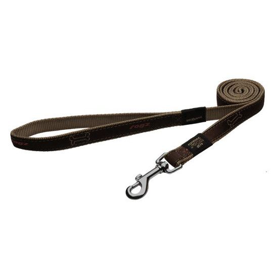 Rogz Bronze Bone Dog Leash