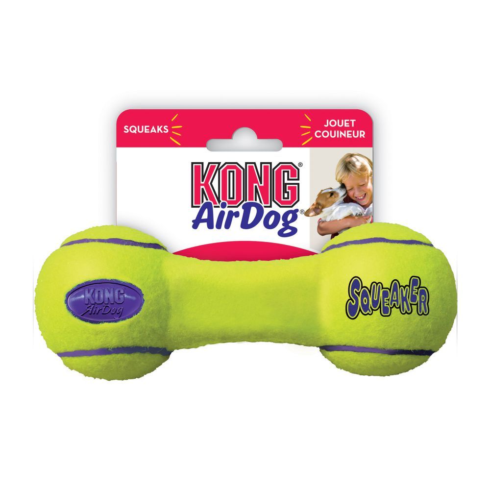 Kong AirDog Squeaker Dumbbell Dog Toy
