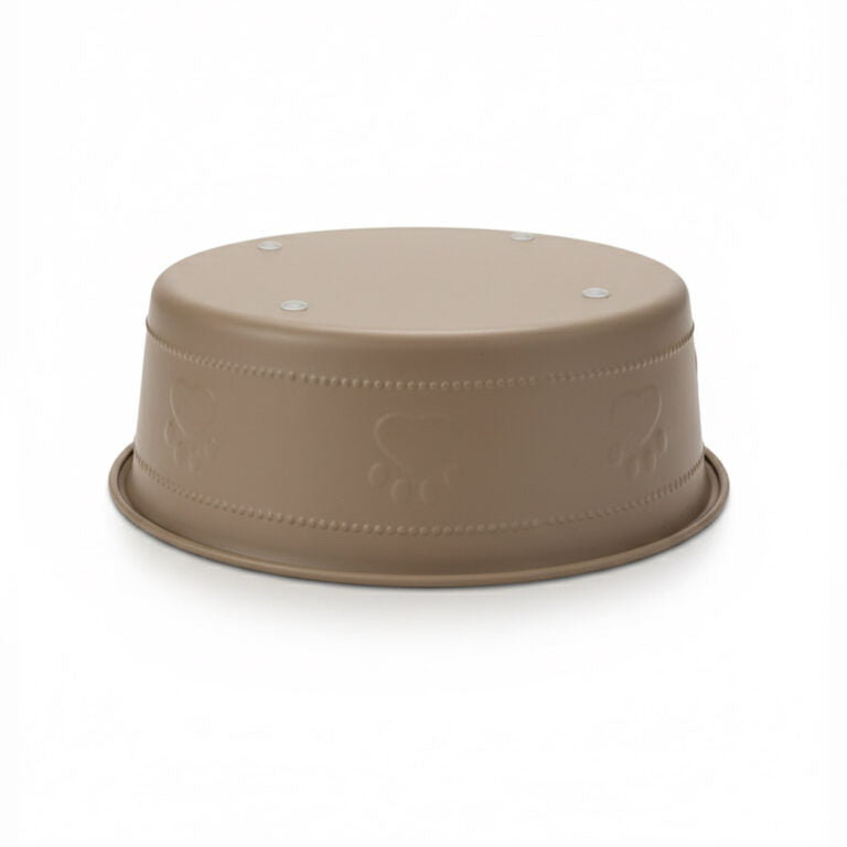 Saluki Premium Bowl Paw Embossed – Brown
