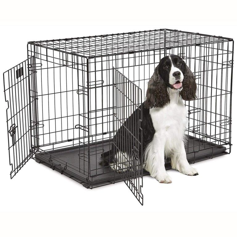 MidWest Contour Double Door Dog Crate 36″