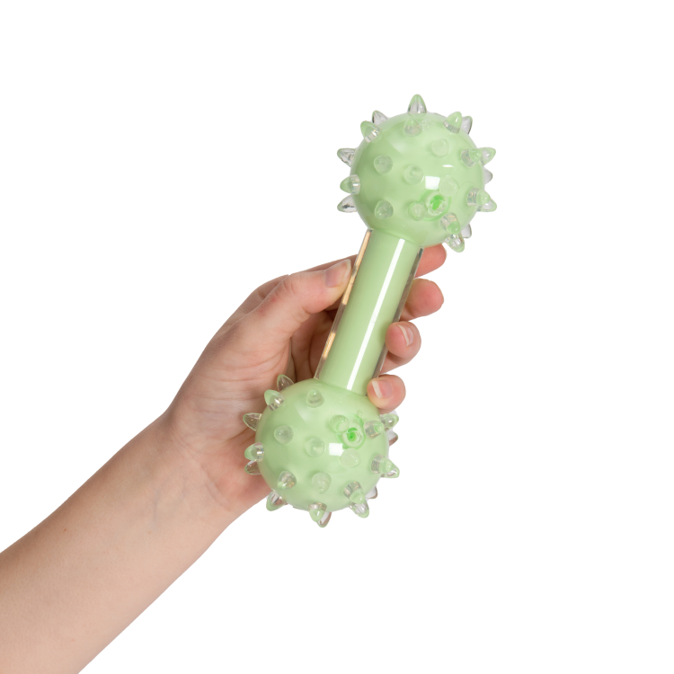 Zeus Duo Spike Dumbbell Mint Scent Green, 18 cm