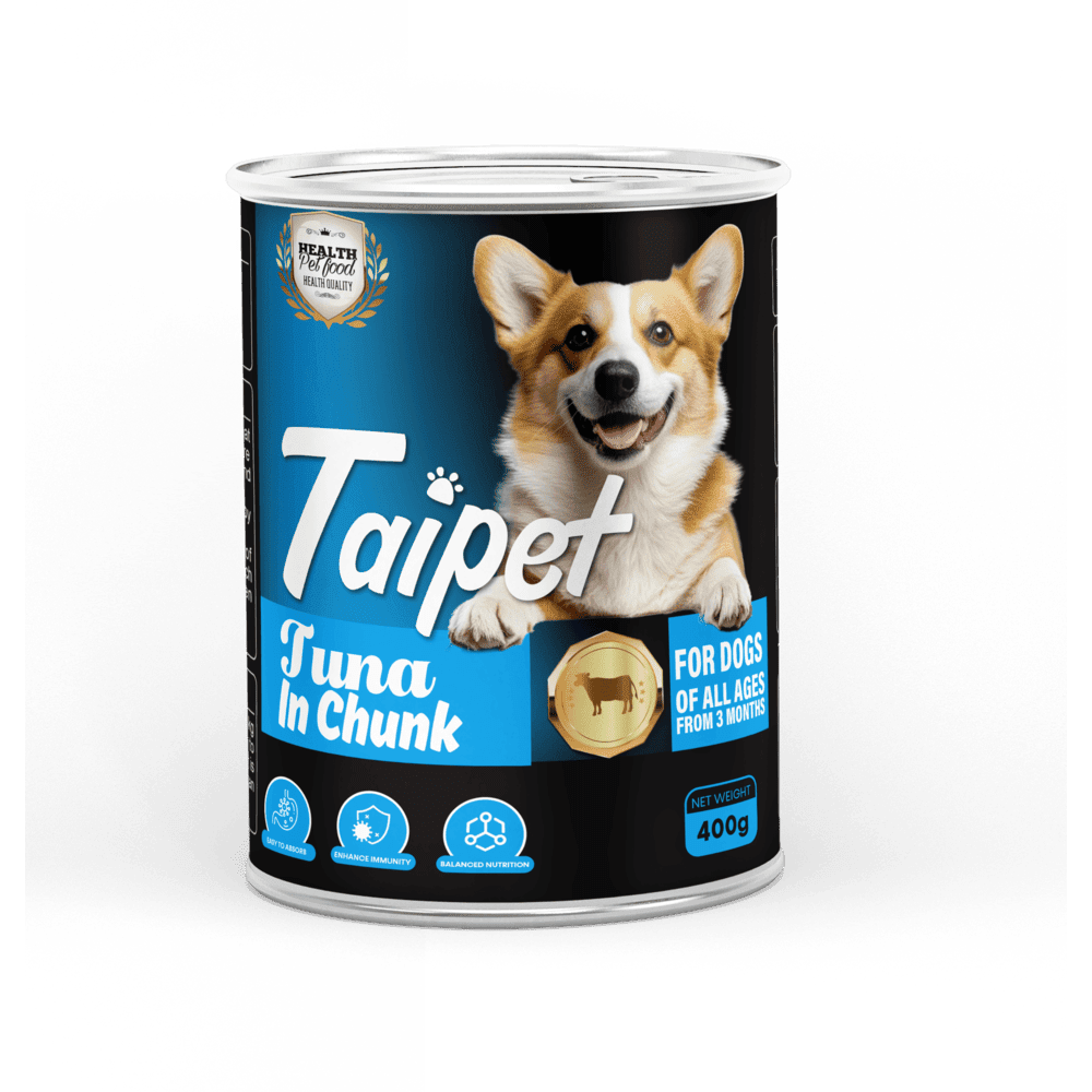 Taipet Dog Canned Wet Food Tuna in Chunk 400g