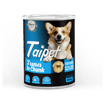 Taipet Dog Canned Wet Food Tuna in Chunk 400g
