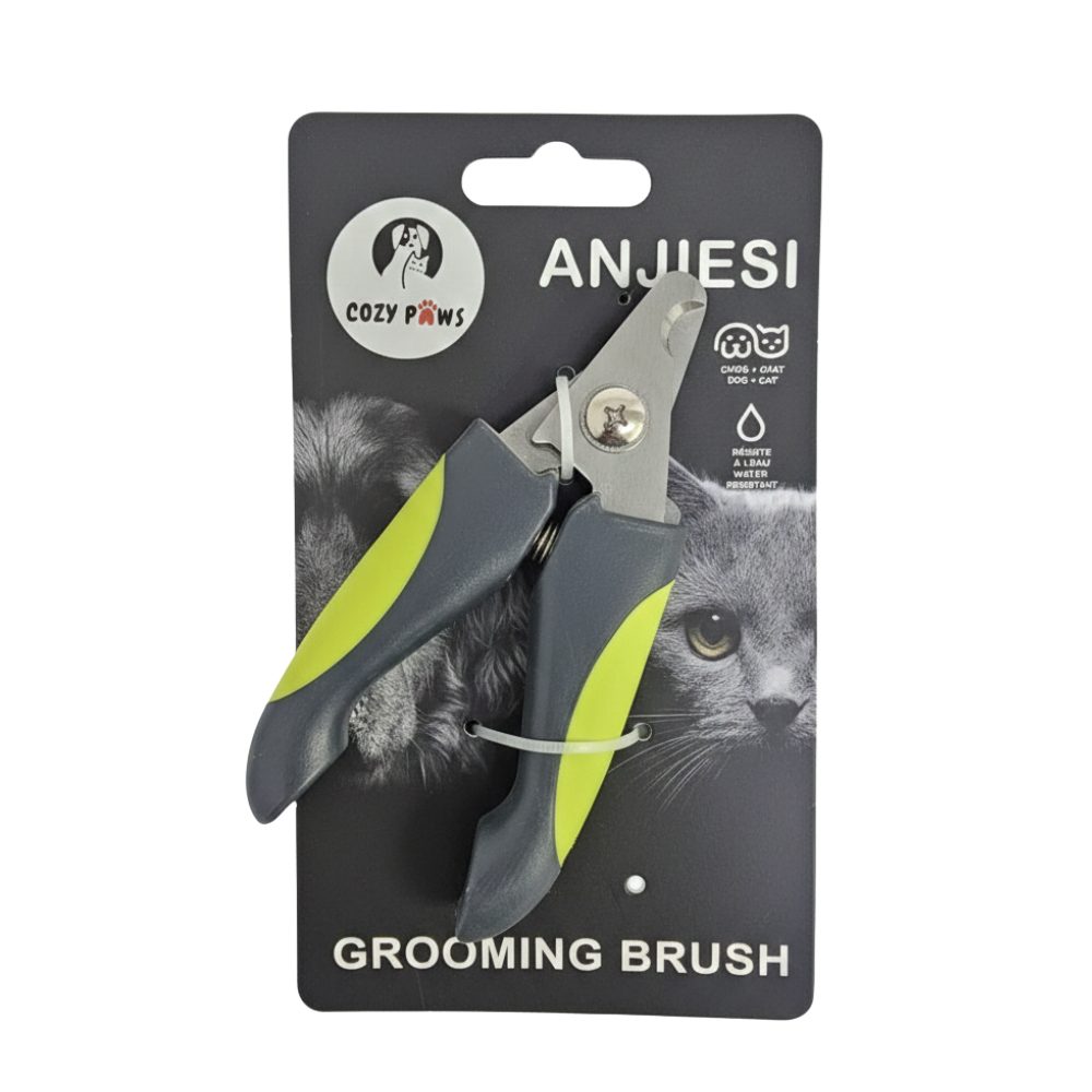 Cozy Paws Pet Nail Clipper With Safety Guard- Small (Green)