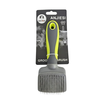 Cozy Paws Pet Slicker Brush Small, Green Handle