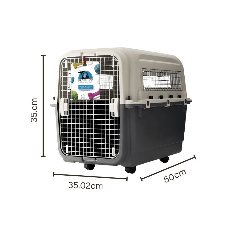 Flyfurr Airline Approved Plastic Pet Transporter