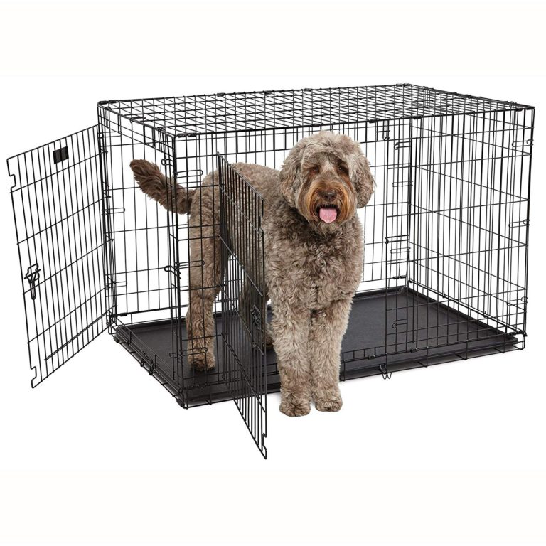 MidWest Contour Double Door Dog Crate 48″