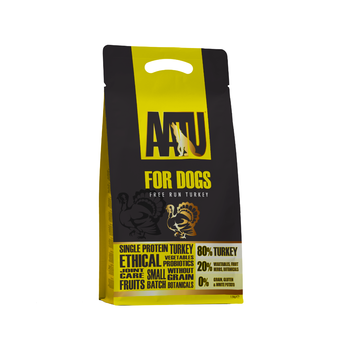 AATU Free Run Turkey Dry Dog Food