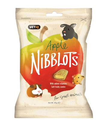 VetiQ Nibblots Apple Small Animal Treats 30g
