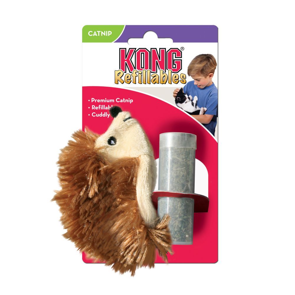 Kong Refillables Catnip Hedgehog Cat Toy
