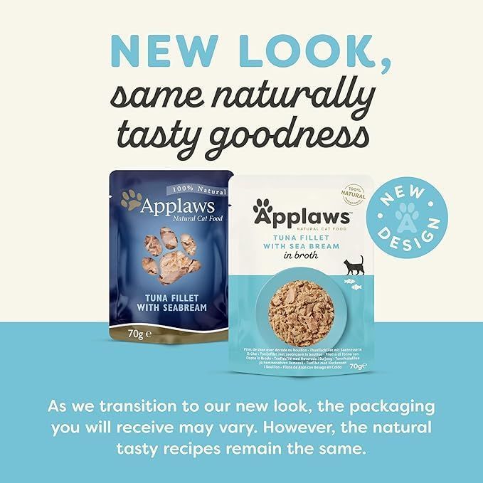 Applaws Tuna & Sea Bream Adult Wet Cat Food 70g