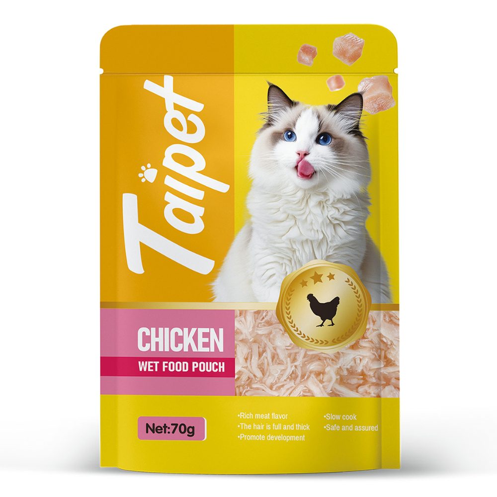 Taipet Cat Wet Food Pouch Chicken in Broth 70g