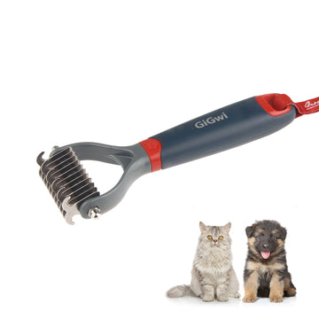 GiGwi Dual Head Dematting Comb 11 Teeth for Dogs & Cats