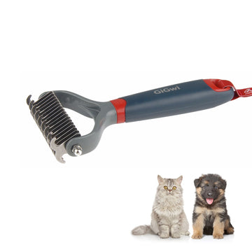 GiGwi Dual Head Dematting Comb 17 Teeth for Dogs & Cats