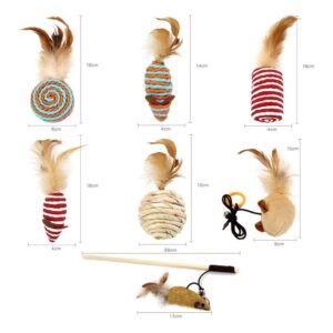 Cozy Paws 7-Piece Interactive Cat Toy Set