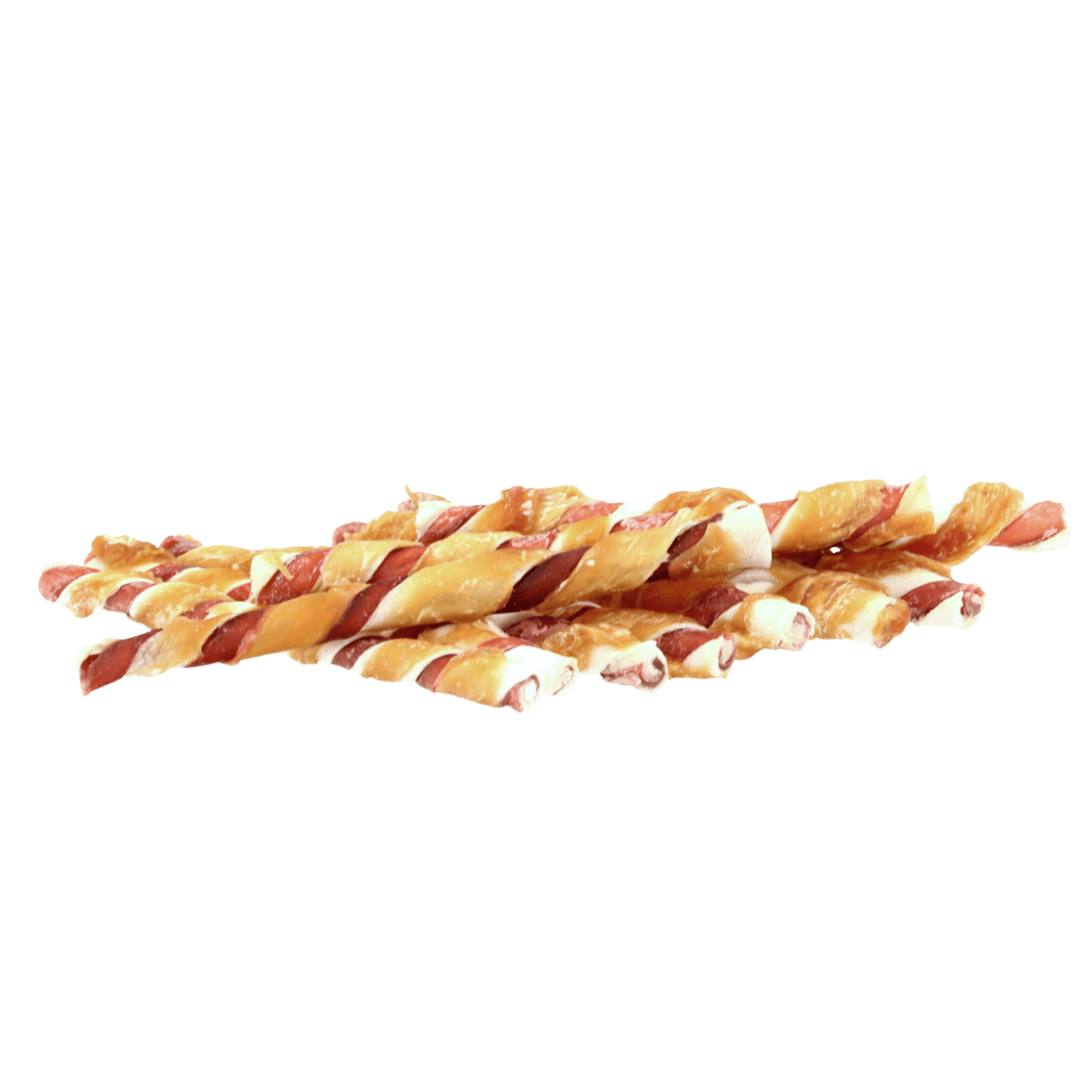 Pets Unlimited Tricolor Chewy Stick with Chicken Small Dog Treats 10pcs