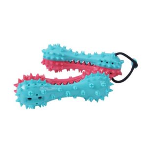 For Pet Dumbell Shaped Molar Dog Chew Toy