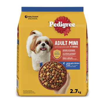 Pedigree Mini Adult Chicken Lamb & Vegetable Dry Dog Food - 2.7KG