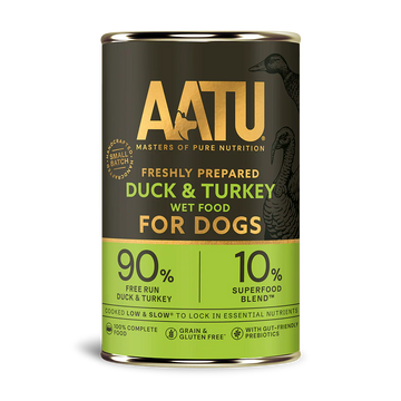 AATU Duck & Turkey Wet Dog Food 400g