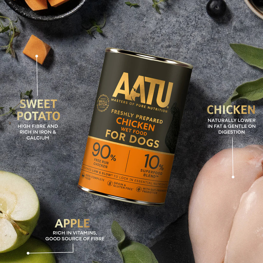 AATU Chicken Wet Dog Food 400g