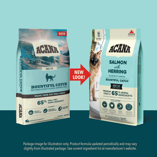 Acana Bountiful Catch Salmon With Whole Herring Adult Dry Cat Food 1.8KG